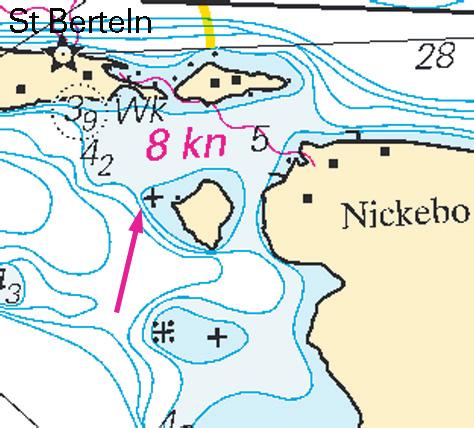 Nr 309 6 Norra Östersjön / Northern Baltic * 6462 Sjökort/Chart: 61, 611, 612, 6142 Sverige. Norra Östersjön. Farleden mellan fyren Tjärven och Stockholm. Furusundsleden. Ökat leddjupgående.