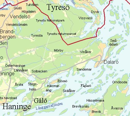 SANDEMAR Id: 24 X: 6559361 Y: 1654720 Sjö Påträffade arter: Vanlig padda I sjön finns fisk som äter groddjur. Groddjurens vandringar kan begränsas av väg i norr.
