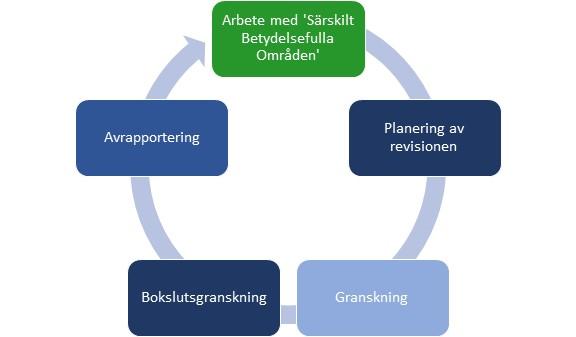 Figur 6: Revisionsprocessen Figuren ovan tydliggör hur processen med Särskilt Betydelsefulla Områden ser ut.