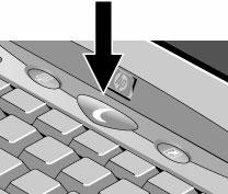 Kom igång med HP Notebook Förbered datorn för användning Steg 4: Starta datorn Tryck på den blå strömbrytaren ovanför tangentbordet. Därmed sätter datorn igång och Windows startar automatiskt.