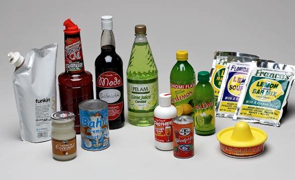 Bar & Restaurang 0 Bild Mixers 0000 Funkin Fruktpure fi nns i olika smaker 0000 Mixer Hurricane mix pulver Ger liter mix kg Coctailpuré Papper/PE Hurricane mix 0000 Mixer Floridas Pride pulver Ger