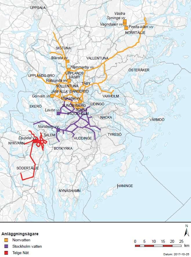 Regional vattenförsörjningsplan VATTENFÖRSÖRJNING I EN VÄXANDE REGION Tre aktörer levererar