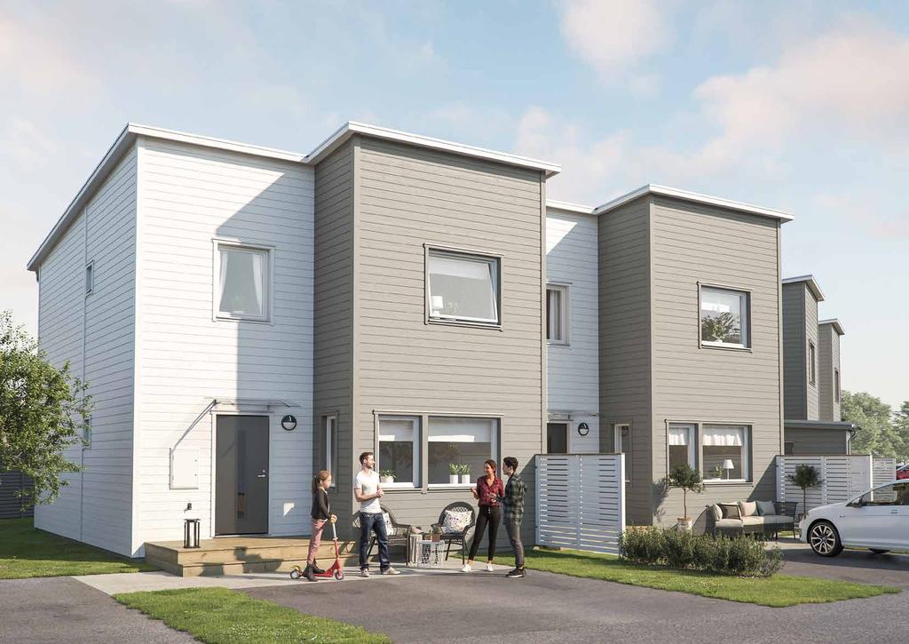 Exteriören är minst lika viktig som insidan, tror jag. Dessutom ska det kännas att huset är välbyggt. Att det skyddar, som ett hus ska.
