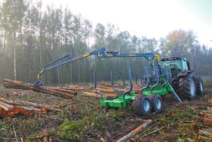 10 FARMA 6,3/6,7-9F 4WD tillval FARMA T9F är sedan mer än ett decennium tillbaka en av marknadens absolut mest sålda skogsvagnar.