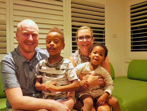 När det gäller Malika, som vi adopterat från Sydafrika, tog det längre tid. Vi skickade in papper i november 2014 och fick träffa henne för första gången 15 juni 2017. Bra så långt.