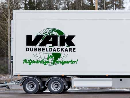SKÅP MED HYDRAULISKA MELLANPLAN Lasta effektivt i två plan VAK:s dubbeldäckare, alltså lastbilsskåp