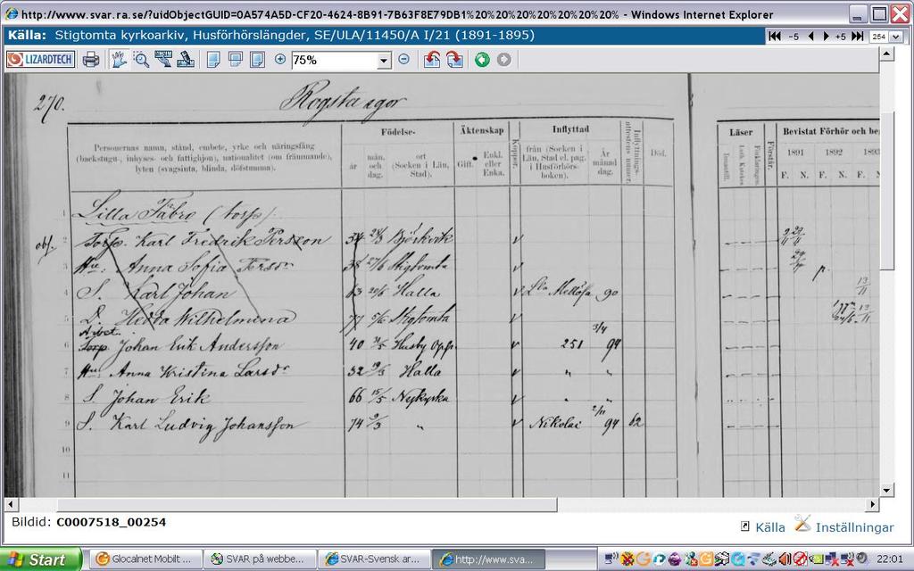 Björkbacken f d Lilla Fäbro Nuvarande ägare Kjell och Lotta Hagberg Lilla Fäbro finns på kartor och i husförhörslängder från 1856.