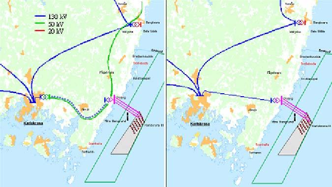bedömer utifrån sin lokalkännedom det som mycket svårt att få tillstånd för att dra en ny 130 kv luftledning i detta område.