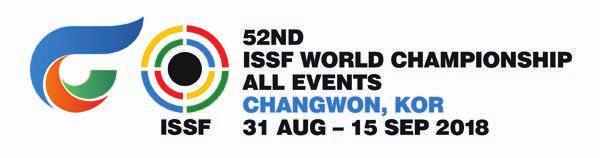 PRESSINFO INFÖR VM I SKYTTE CHANGWON 2018 VM i skytte äger rum var fjärde år och är den mest prestigefyllda mästerskapstävlingen inom ISSF (Internationella skyttesportsförbundet).