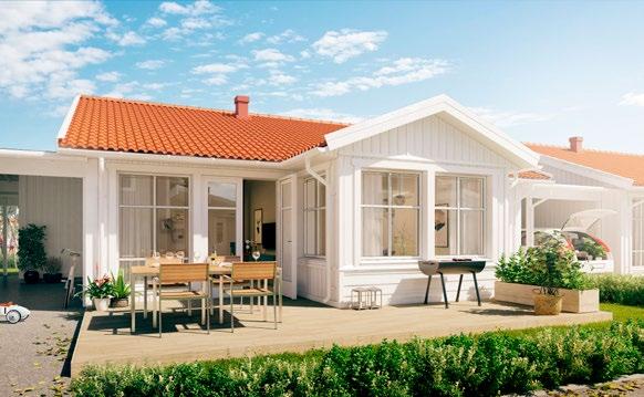SYMBOLER Grannens förråd F KEDJEHUS 3-4 ROK (89,5 kvm) Skala 1:125 Med reservation för eventuella ändringar och tryckfel.
