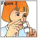 3. Hur du använder Nasonex Dosering till vuxna från 18 år är 2 sprayningar i varje näsborre 1 gång dagligen.