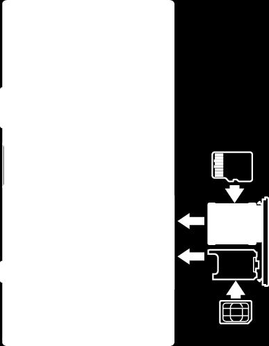 1. Laddnings-/aviseringslampa 2. Headsetuttag 3. Främre kamerans lins 4. Andra mikrofonen 5. Öronhögtalare/andra högtalare 6. Närhets-/ljussensor 7. Volym-/zoomknapp 8.