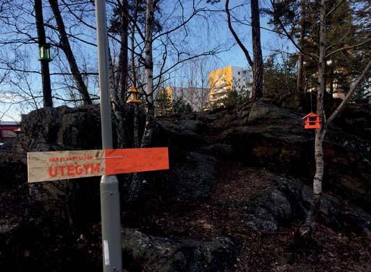 MÖTEN OCH INSTALLATION I PARKEN Möten hölls med lokala grupper och föreningar som även varit delaktiga under dialogen 2016: Kvinnor utan gränser, Svenska kyrkan, Hyresgästföreningen, HUGE,
