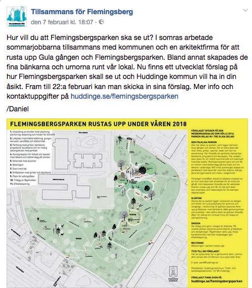 Facebookinlägg