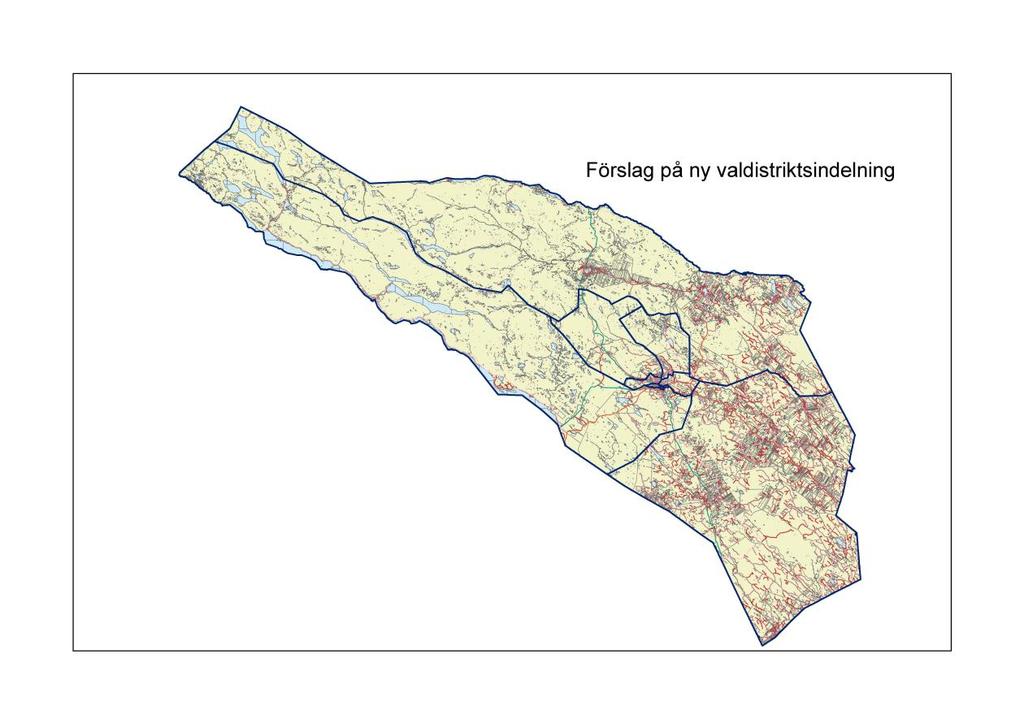 Ny valdistriktsindelning Arbetet med att dela in Gällivare i nya valdistrikt grundar sig på de prognoser som den folkomflyttning som blir på grund av gruvans expansion.