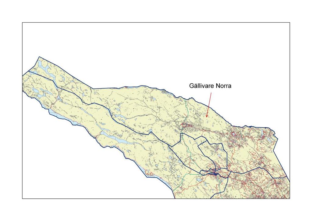 Gällivare Norra Valdistriktet Gällivare Norra får ytor av valdistrikten Dokkas-Nilivaara-Ullatti, Soutujärvi samt nordvästra delen av valdistriktet Gällivare.
