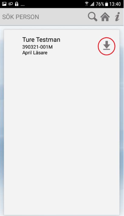 4.1.1 Registera besök offline På vissa ställen kan det vara dålig uppkoppling till Internet. För att undvika problem som kan uppstå vid dålig uppkoppling så kan du använda dig av offline-funktionen.