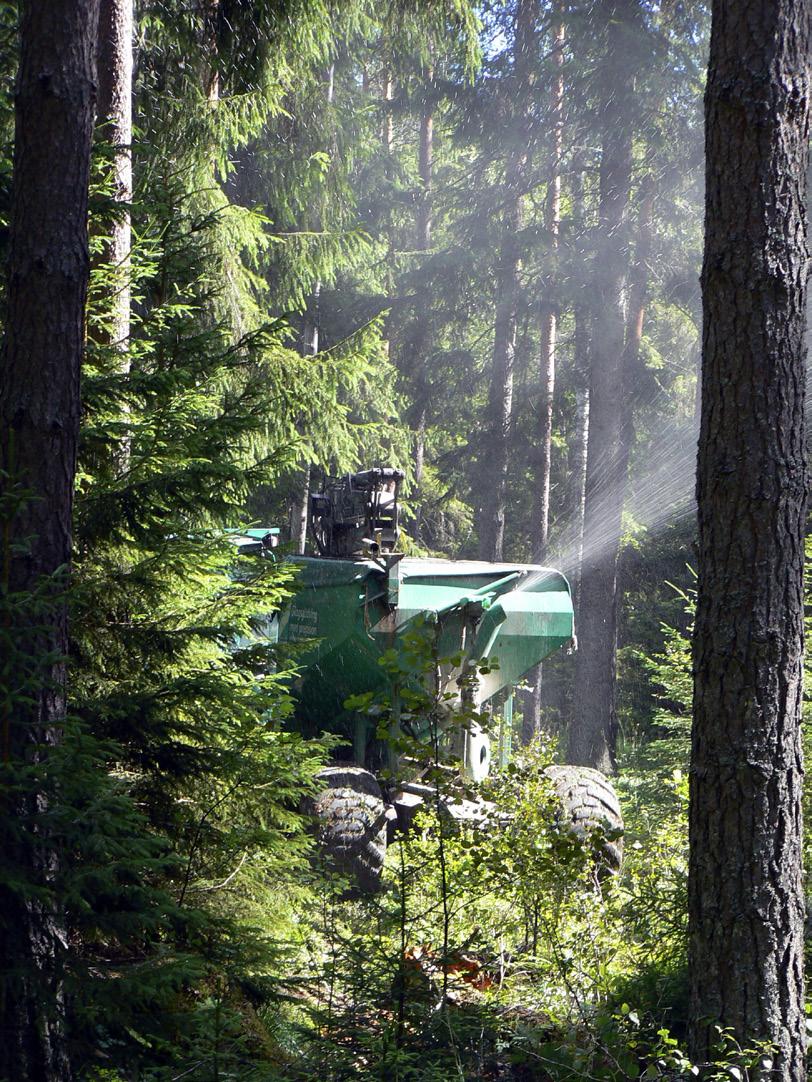 Spridningen kan också begränsas till de delar av bestånden som har bäst tillväxtpotential, vilket bidrar till god