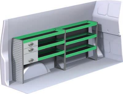 VW Transporter T6 3400 mm axelavstånd F41660 2267x300x1000 mm 39 8 585
