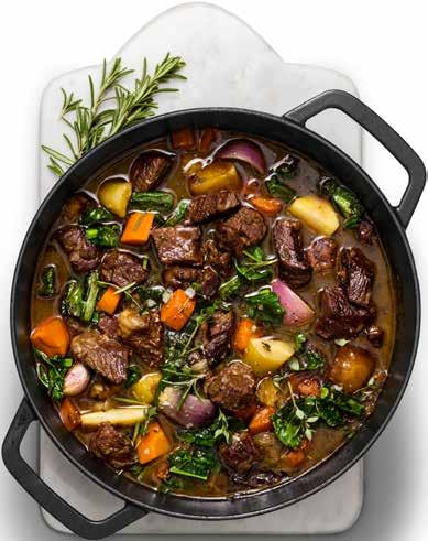 utvalt kött från