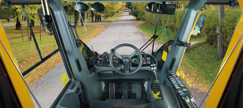 Kraften behövs i synnerhet för att driva redskapshydrauliken och för transportkörning med tunga lass.
