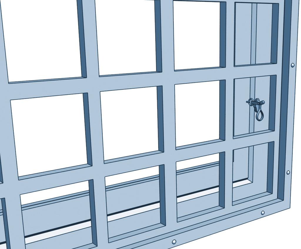 16 Inkrypningsskydd Fönster eller andra glasade öppningar större än 15x30 cm (gäller karminnermått) vars nedre kant är belägen lägre än 4 meter till markplan eller är lätt åtkomliga på annat sätt ska
