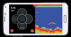 isfiske Skapa anpassade färgkonturkartor KNOW WHERE TO CAST TM FishHunter 3D FishHunter 3D har fem givare