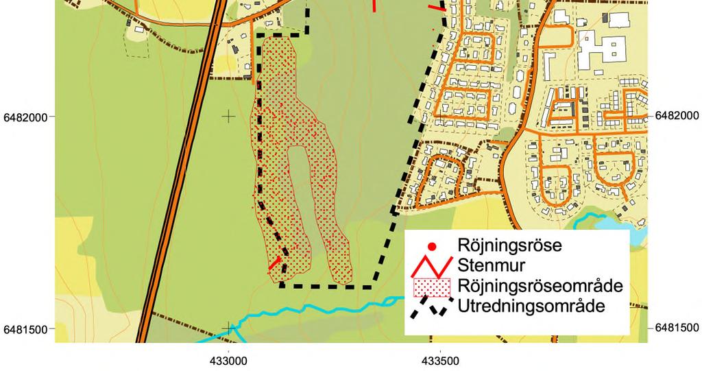 TOPOGRAFI OCH FORNLÄMNINGSMILJÖ 2 Utredningsområdet ligger i Billingens nordosthang ned mot det slättlandskap som tar vid i närheten av Stöpens samhälle som ligger