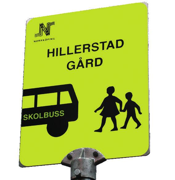 Trafiksäkerhet vid hållplatsen Säkerhet ombord Att tänka på vid hållplatsen om någon möter barnen efter skolan, stå på samma sida som bussen stannar på!