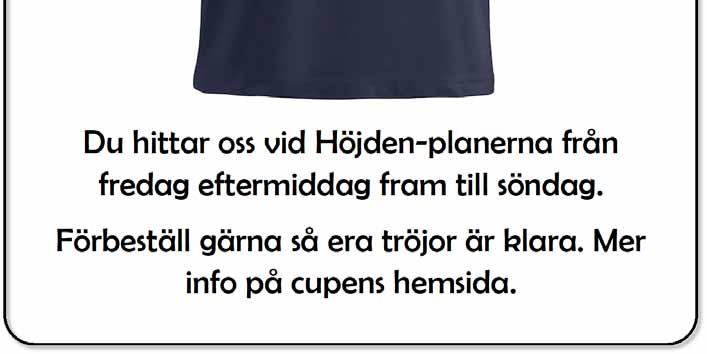 Förbeställ gärna så