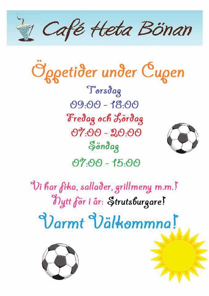17:00 Vi har: fika, sallader,
