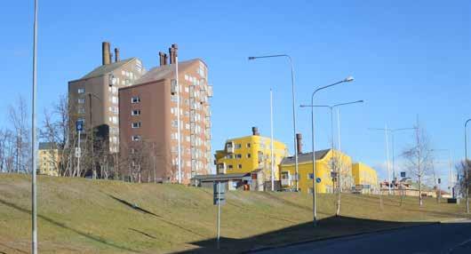 Från bostäderna har man milsvid utsikt mot fjällen. Figur 4.3.6-4.3.8. Figur 4.3.7.