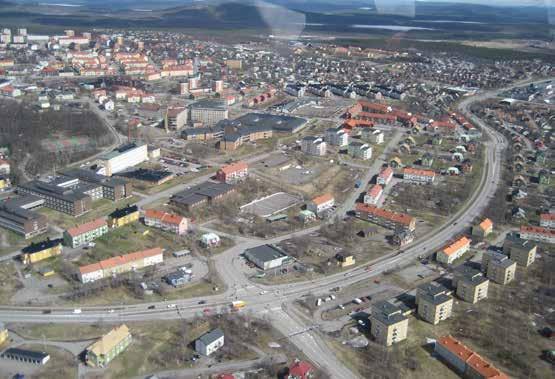 Område 13 Blandad flerbostadsbebyggelse Området är ganska glest bebyggt med flerbostadshus av varierande åldrar och typer, men huvudsakligen tvåvåningsbebyggelse.
