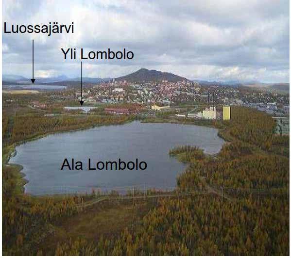 4.7 Naturmiljö Nulägesbeskrivning I Luossajoki vattensystem ingår Luossajoki och sjöarna Yli-Lombolo och Ala-Lombolo, se figur 4.7.1.