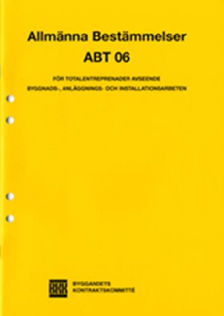 Ändringar i ABT 06 som är upptagna i sammanställning i