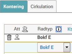 6 17. Välj <Signering> och ange ditt lösenord. Du kan signera flera bokföringsordrar samtidigt. 18. Alternativt skicka vidare bokföringsordern till behörig attestant.