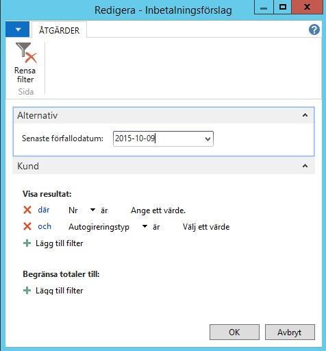 eller posten. När du får tillbaka svar från banken anger du den nya statusen Godkänd, Ej godkänd, Makulerad på respektive kund.