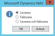 Leveransadress på order/faktura Har du skrivit in information på leveransfliken innan du hämtar in en leveransadress så försvinner de uppgifterna i samband med att leveransadressen hämtas in och