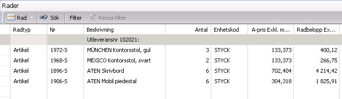 Denna funktion är till för att undvika att man av misstag både levererar och fakturerar en order som skall samlingsfaktureras.
