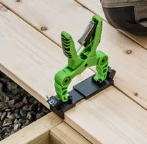 Att inte ha några synliga skruvskallar gör också att trallen blir fri