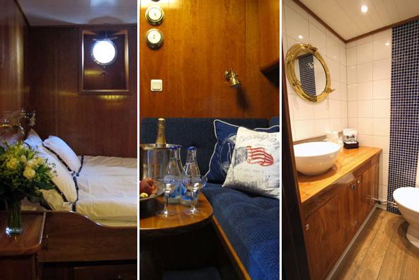Ombord finns det plats för 20 övernattande gäster. För den maritima båt älskaren är detta naturligtvis första valet.