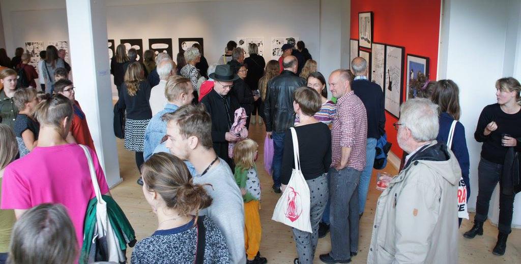 Utställningar och programverksamhet Kulturparken har presenterat 13 stycken nya utställningar under året, varav 7 stycken var egenproducerade.