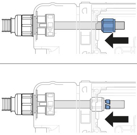 PEX-röret.