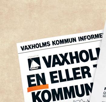 Men landsbygden avfolkades snabbt så 1964 beslutade riksdagen att det inte längre fi ck fi nnas kommuner med