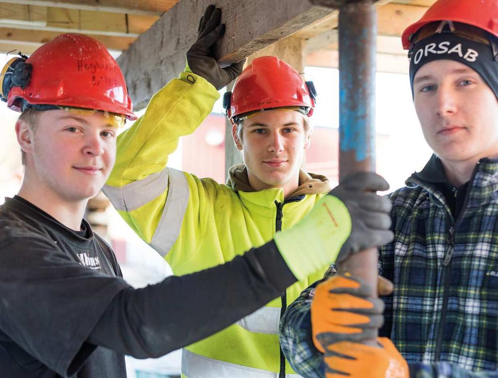BYGG- OCH ANLÄGGNINGSPROGRAMMET Tycker du om att arbeta praktiskt? Gillar du att arbeta både inomhus och utomhus? Vill du ha ett omväxlande och skapande jobb?
