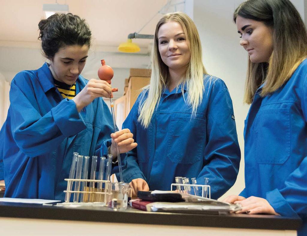 NATURVETENSKAPSPROGRAMMET Vill du få en gedigen naturvetenskaplig utbildning? Vill du till detta lägga studier i språk som ökar möjligheterna till studier eller jobb utomlands?