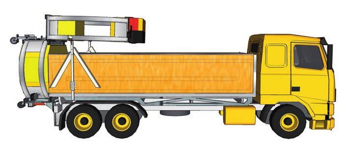 1. Generella krav Denna specifikation beskriver Skorpionen TMA, Truck Mounted Attenuator, som monteras på skydds- och varningsfordon till skydd för vägarbetspersonal och bilister.