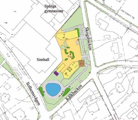 . soltunet Storlek: Ca 0,4 Ha Karaktär: Kvarterspark/sommarparklek sociala värden: Djurhållning, grön oas, lek, picknick, sitta i solen,