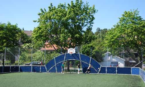 Analys Parken fyller en funktion dels som kvarterspark och dels som förlängning av Sundbyskolans skolgård.