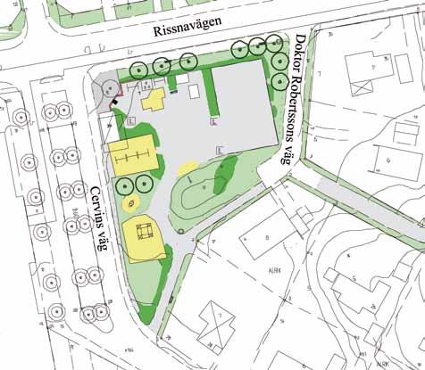 8. bromstensparken Storlek: Ca 0,3 Ha Karaktär: Kvarterspark/lekplats sociala värden: Bollspel, lek Bevara och utveckla nuvarande karaktär och värden.